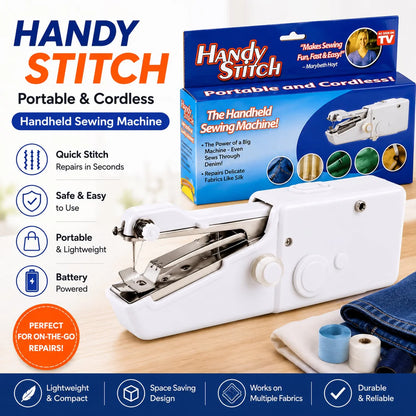 Portable Mini Sewing Machine – Compact Electric Stitching Machine for Home & Travel