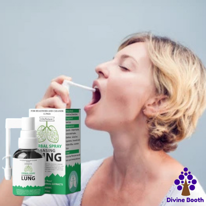 BREATHE-RIGHT ORGANIC HERBAL ORAL LUNG SPRAY: POWERFUL LUNG SUPPORT CLEANSE & REPAIR.
