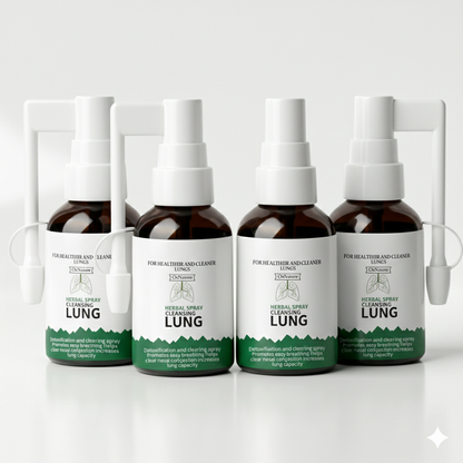 BREATHE-RIGHT ORGANIC HERBAL ORAL LUNG SPRAY: POWERFUL LUNG SUPPORT CLEANSE & REPAIR.
