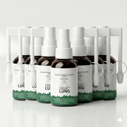BREATHE-RIGHT ORGANIC HERBAL ORAL LUNG SPRAY: POWERFUL LUNG SUPPORT CLEANSE & REPAIR.
