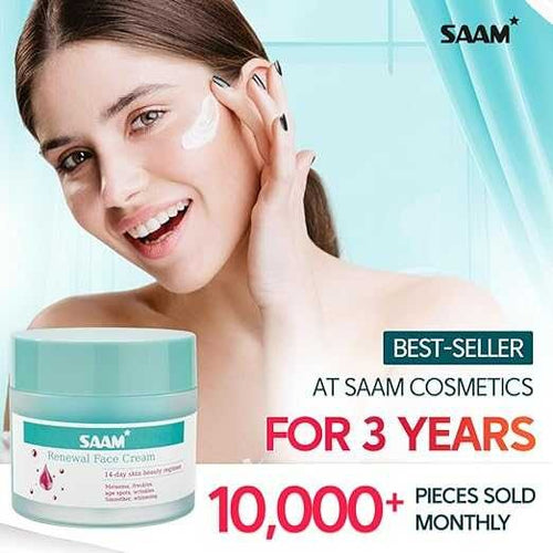 Saam Face Cream, Saam Renewal Cream, Nourishes and Moisturizes Skin 50g