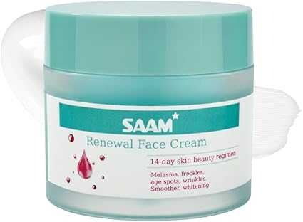 Saam Face Cream, Saam Renewal Cream, Nourishes and Moisturizes Skin 50g